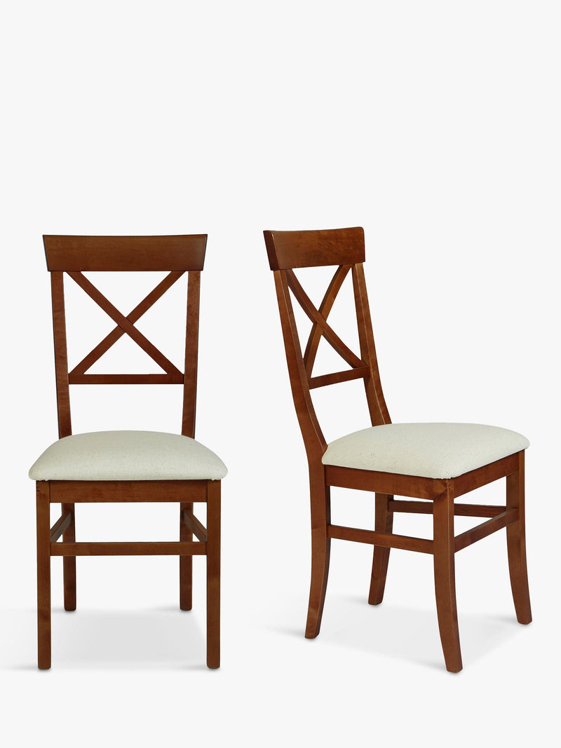 Laura Ashley Balmoral dark chestnut dining chairs set of 2, imported from the UK