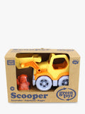 Green Toys scooper truck with bulldog figure, UK version