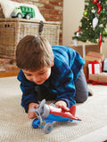 Green Toys seaplane red recycled plastic toy (British brand)