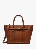 Mulberry Bayswater Zipped Small Classic Grain Leather Tote Bag