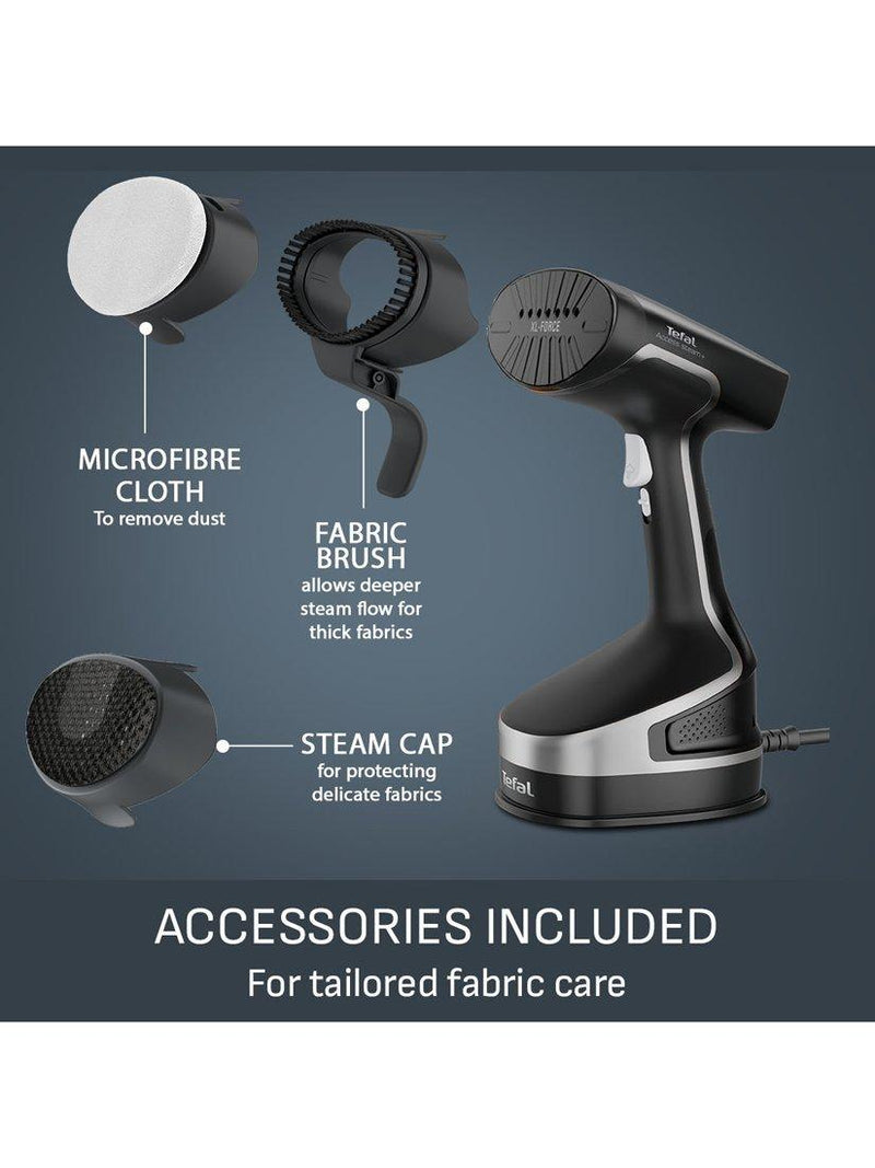 Tefal Access Steam Force DT8270 handheld clothes steamer, UK version