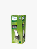 Philips Splay LED motion sensor outdoor wall light anthracite, imported from the UK