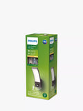 Philips Splay LED motion sensor outdoor wall light anthracite, imported from the UK