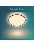 Philips flush ceiling light black 40cm (British brand)