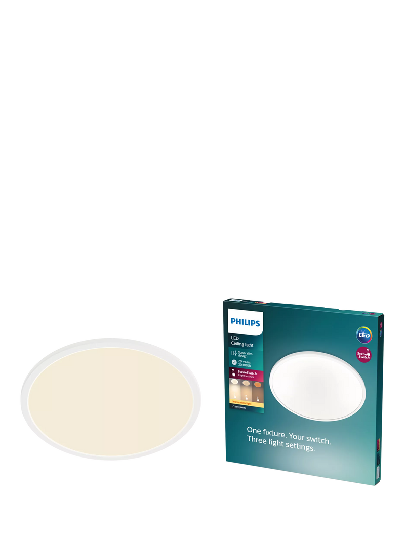 Philips Superslim CL550 flush ceiling light 25cm - British product