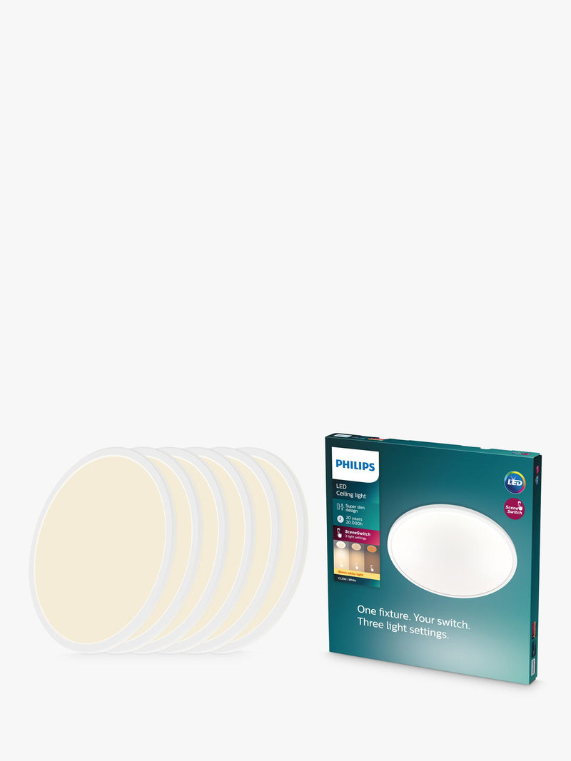 Philips Superslim CL550 flush ceiling light 25cm - British product