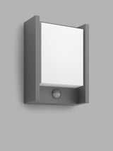 John Lewis Philips Arbour LED PIR Motion Sensor Outdoor Wall Light, Anthracite- Buy online at McGrocer