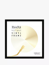 John Lewis Wall-Mounted Vinyl Album Frame, FSC-Certified Pine Wood, 34 x 34cm- Buy online at McGrocer