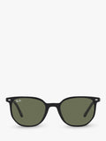 Ray-Ban Elliot round sunglasses black frame green glass lenses (British brand)