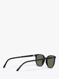 Ray-Ban Elliot round sunglasses black frame green glass lenses (British brand)
