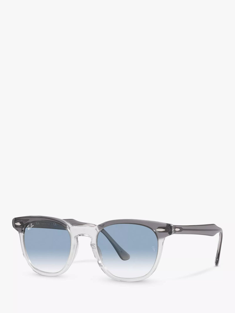 Ray-Ban Hawkeye sunglasses square frame grey blue 52mm, imported from the UK