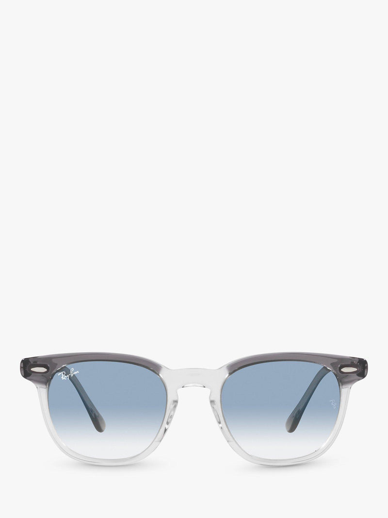 Ray-Ban Hawkeye sunglasses square frame grey blue 52mm, imported from the UK