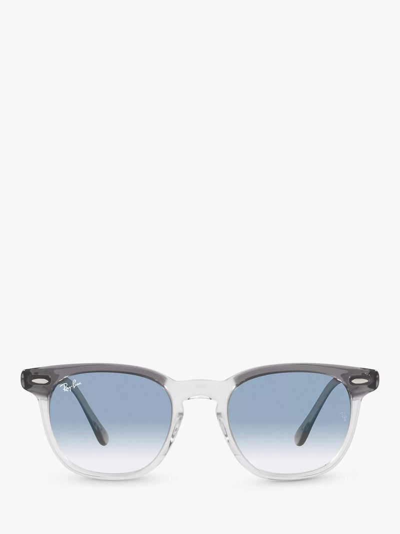 Ray-Ban Hawkeye sunglasses square frame grey blue 52mm, imported from the UK