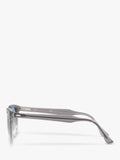 Ray-Ban Hawkeye sunglasses square frame grey blue 52mm, imported from the UK