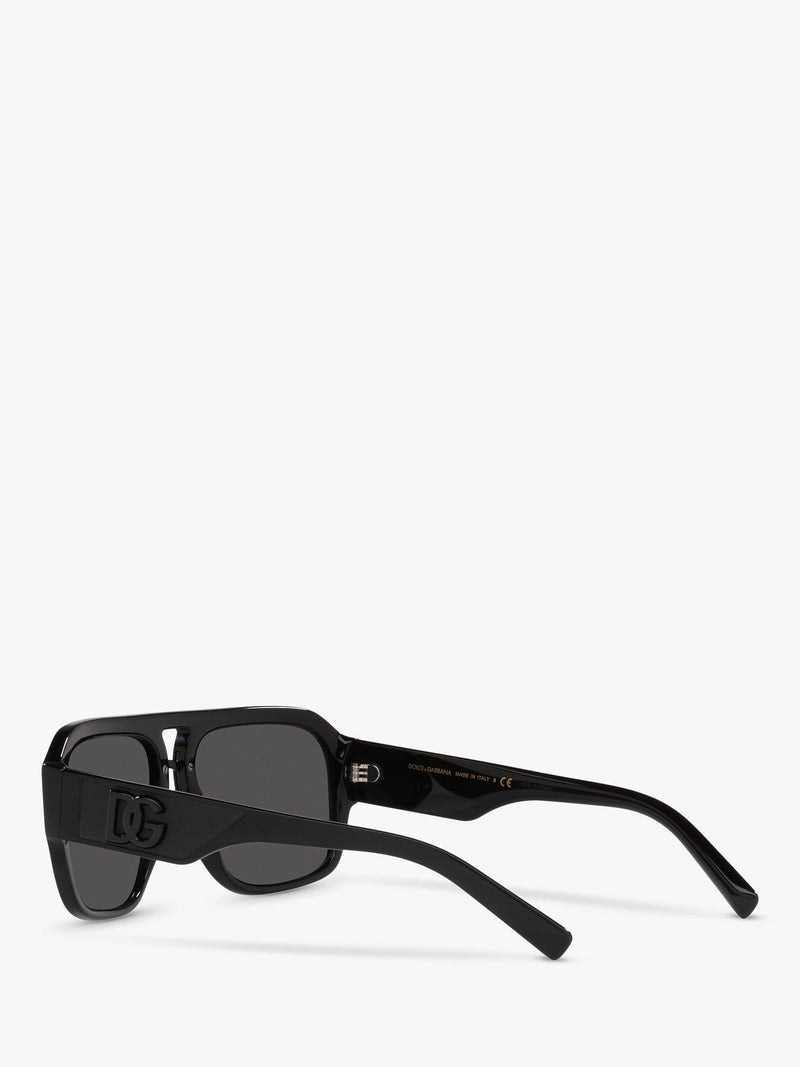 Dolce & Gabbana aviator sunglasses Black/Grey, imported from the UK