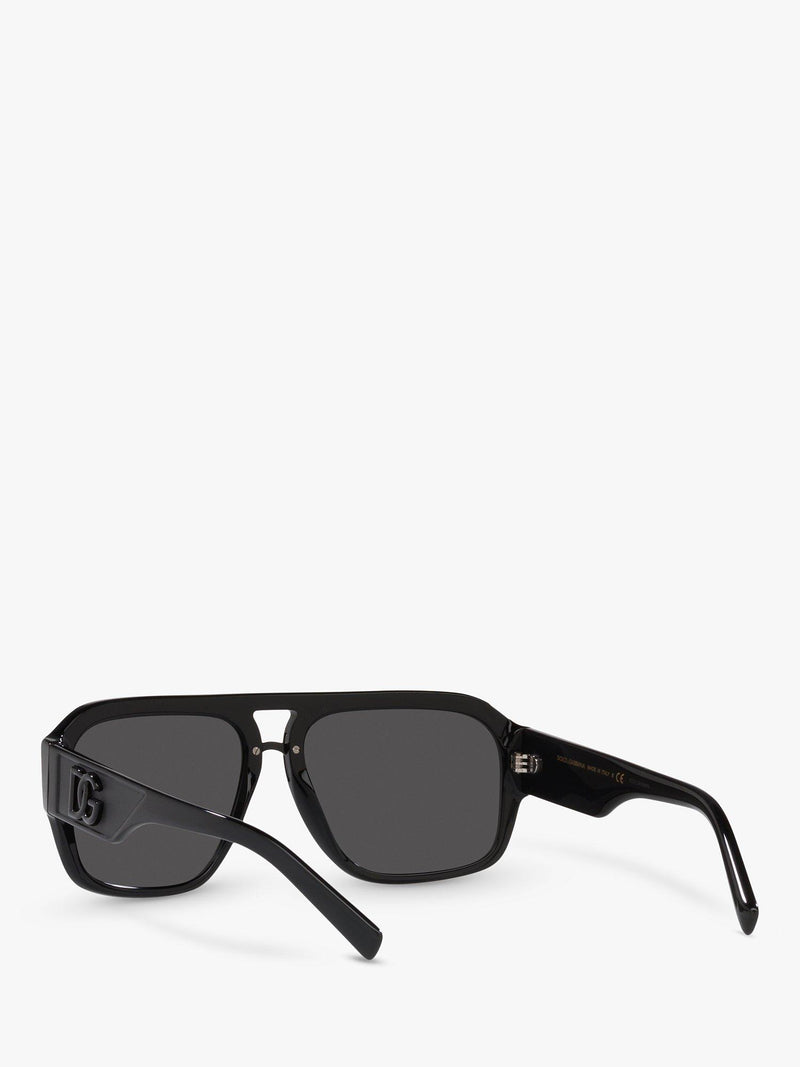 Dolce & Gabbana aviator sunglasses Black/Grey, imported from the UK