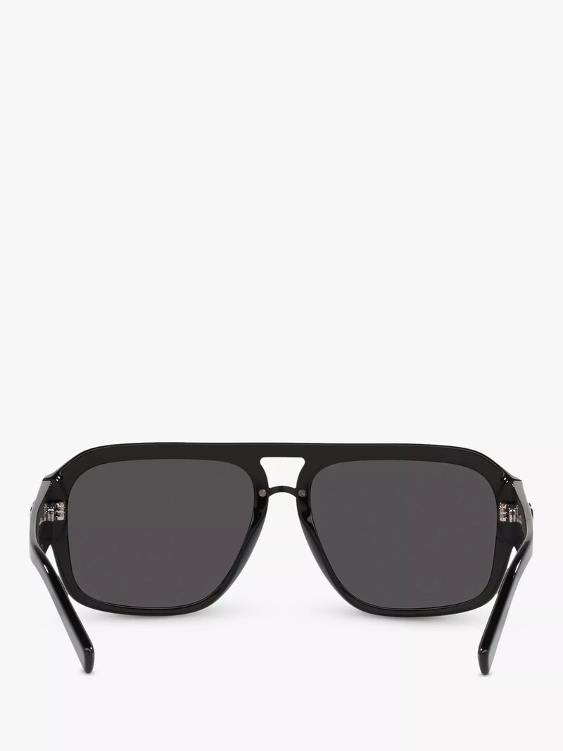 Dolce & Gabbana aviator sunglasses Black/Grey, imported from the UK