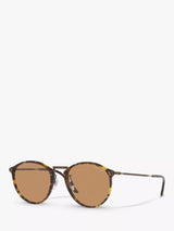 John Lewis Giorgio Armani AR 318SM Men's Oval Sunglasses Tortoise Brown- Buy online at McGrocer