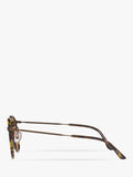 Giorgio Armani oval sunglasses in tortoise brown, imported from the UK