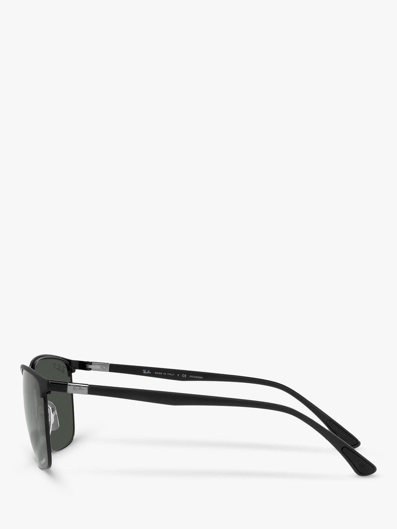 Ray-Ban RB3594 polarised sunglasses matte black, UK version