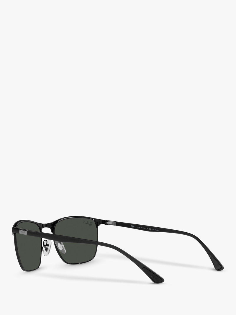 Ray-Ban RB3594 polarised sunglasses matte black, UK version