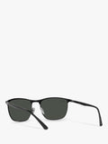 Ray-Ban RB3594 polarised sunglasses matte black, UK version