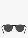 Ray-Ban RB3594 polarised sunglasses matte black, UK version