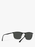 Ray-Ban RB3594 polarised sunglasses matte black, UK version