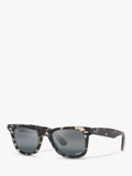 Ray-Ban Wayfarer polarised sunglasses grey Havana blue 50mm (British brand)