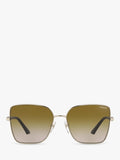 Vogue cat eye polycarbonate lens sunglasses with gradient (British brand)