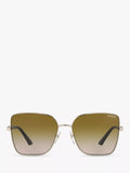Vogue cat eye polycarbonate lens sunglasses with gradient (British brand)
