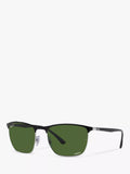 Ray-Ban square polarised sunglasses 57mm, UK version
