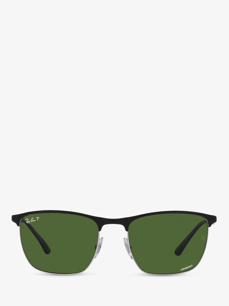 Ray-Ban square polarised sunglasses 57mm, UK version