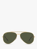 Ray-Ban aviator sunglasses RB3625 gold green 58mm, UK version