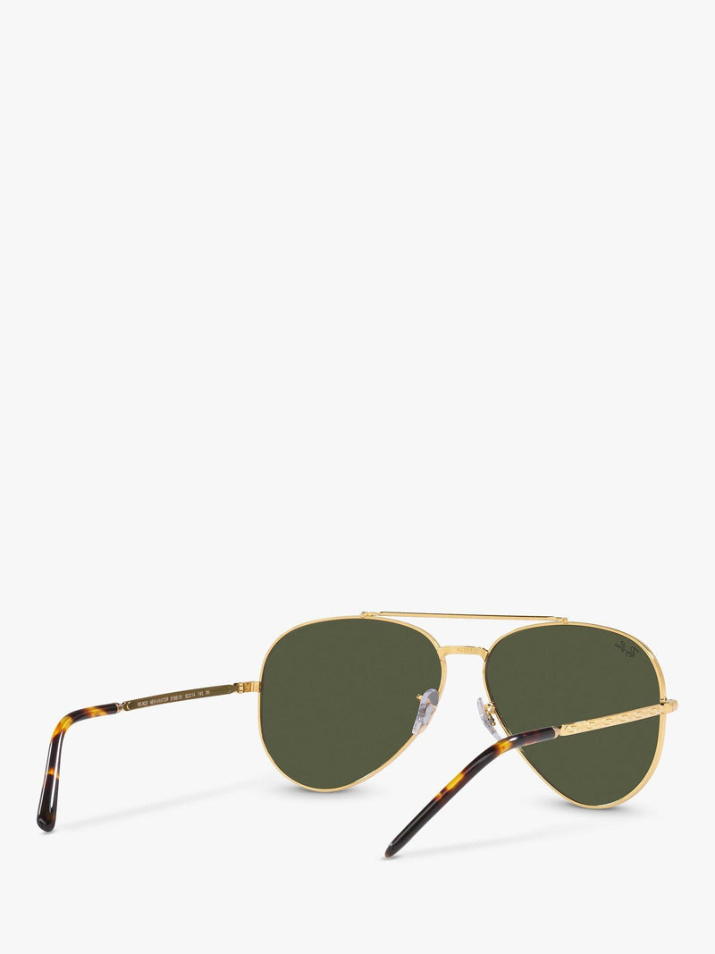 Ray-Ban aviator sunglasses RB3625 gold green 58mm, UK version
