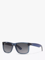 John Lewis Ray-Ban RB4165 Justin Men's Polarised Square Sunglasses 55mm Lens- Buy online at McGrocer