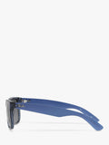 Ray-Ban Justin square sunglasses transparent blue grey gradient (British brand)