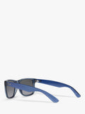 Ray-Ban Justin square sunglasses transparent blue grey gradient (British brand)