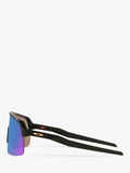 Oakley Sutro Lite rectangular sunglasses matte black mirror blue, imported from the UK