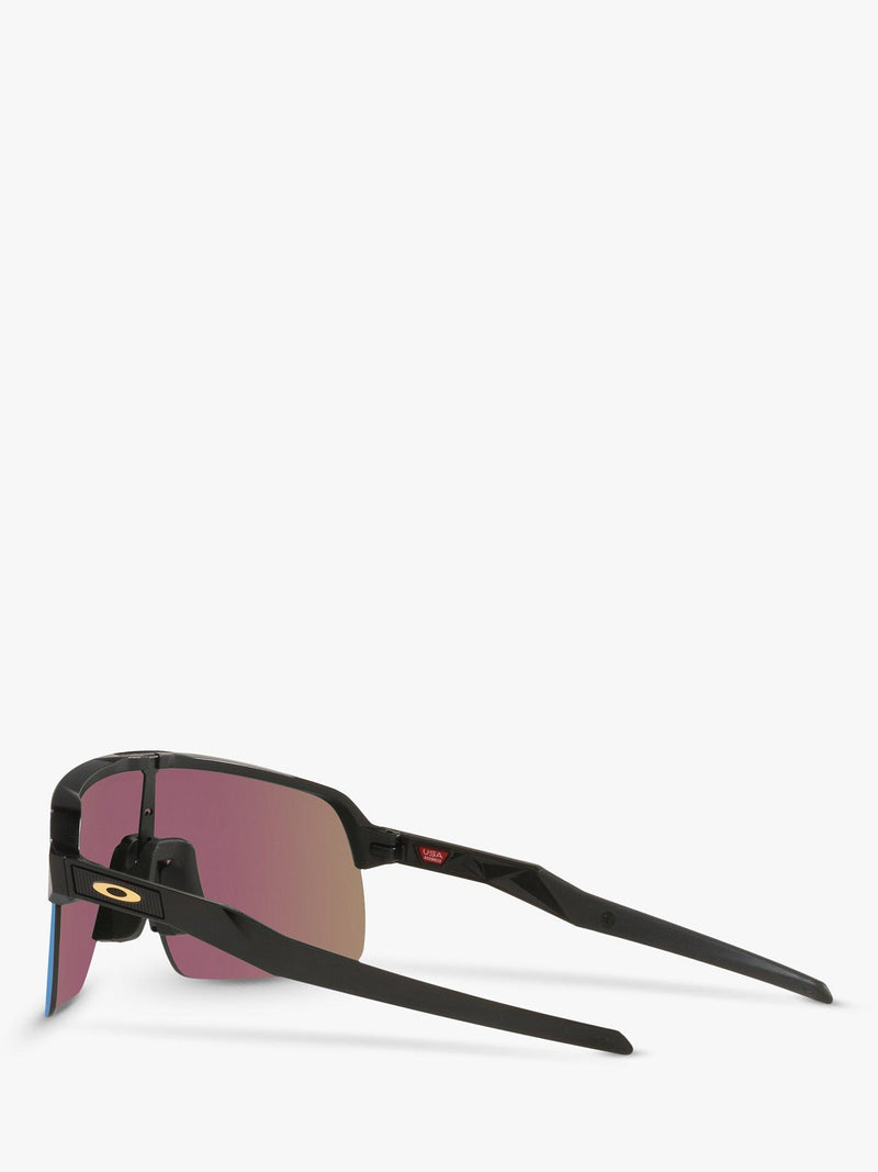 Oakley Sutro Lite rectangular sunglasses matte black mirror blue, imported from the UK