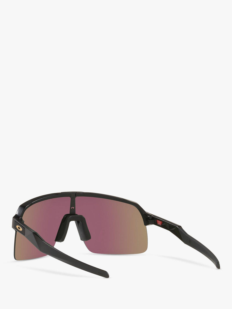 Oakley Sutro Lite rectangular sunglasses matte black mirror blue, imported from the UK