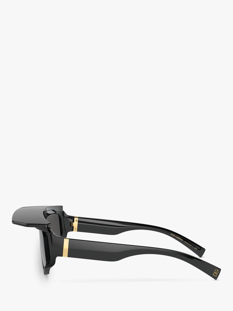 Dolce & Gabbana DG6177 rectangular sunglasses, imported from the UK