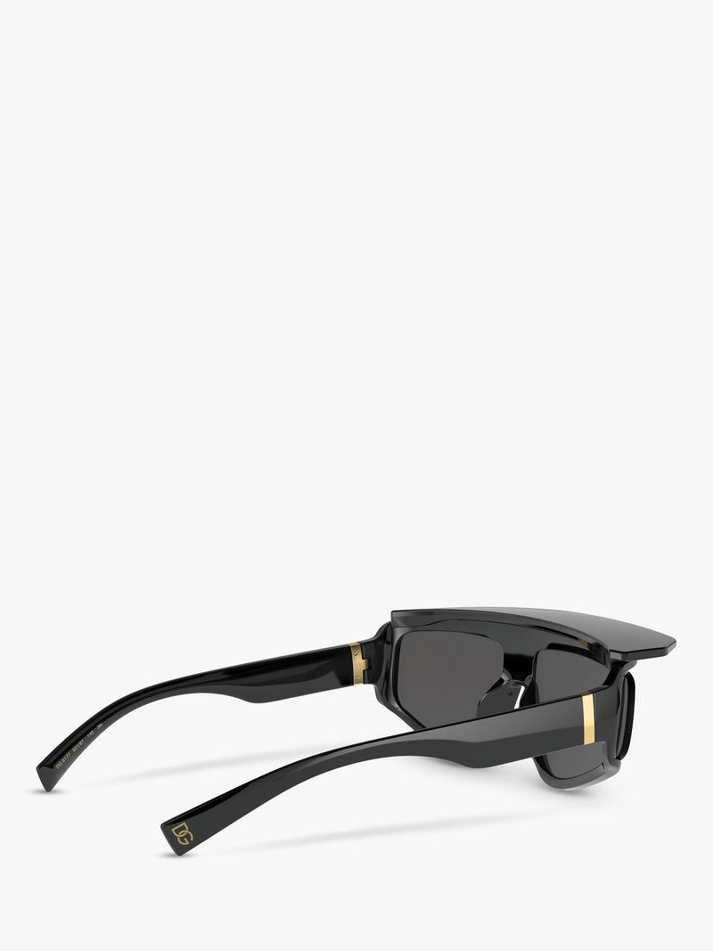 Dolce & Gabbana DG6177 rectangular sunglasses, imported from the UK