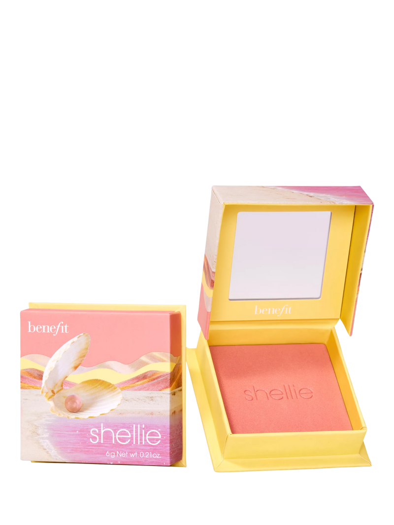 Benefit Shellie Blusher Medium Pink powder blush - British product