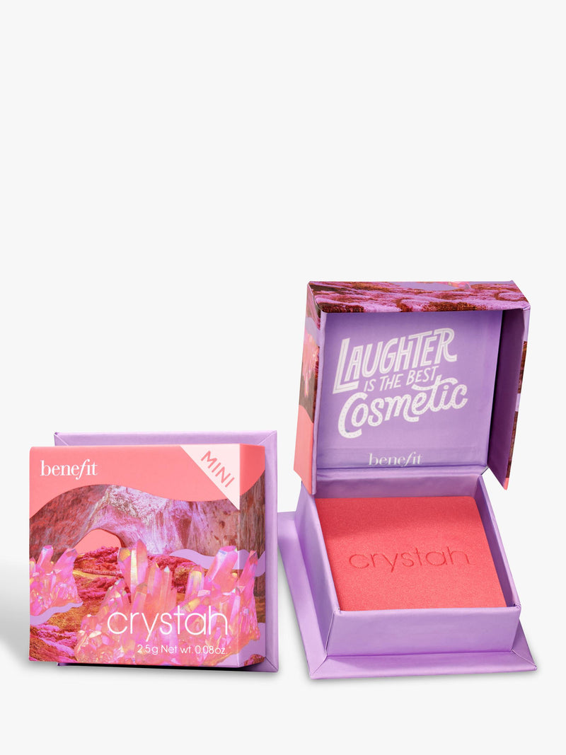 Benefit Crystah strawberry pink powder blusher mini - British product