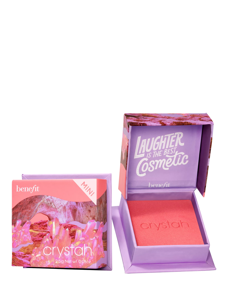Benefit Crystah strawberry pink powder blusher mini - British product