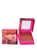 Benefit Terra powder blush in terracotta golden brick-red shade - British product