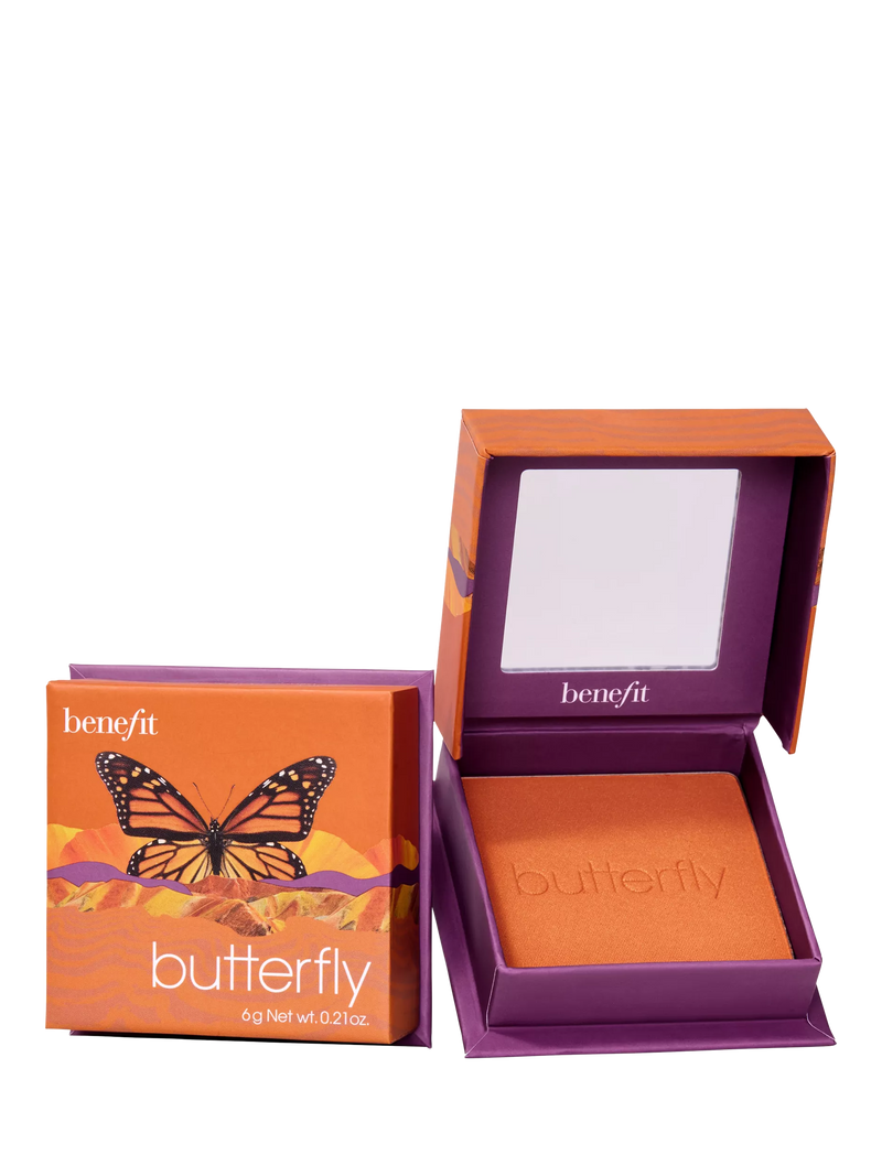 Benefit Butterfly Blusher Golden Orange powder blush - British product
