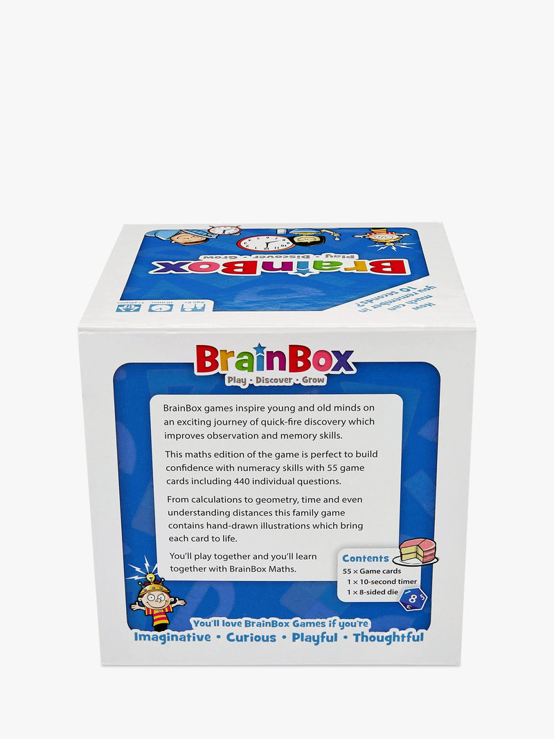 BrainBox Maths card memory game 55 cards - British product