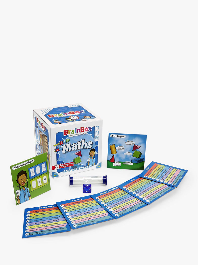 BrainBox Maths card memory game 55 cards - British product